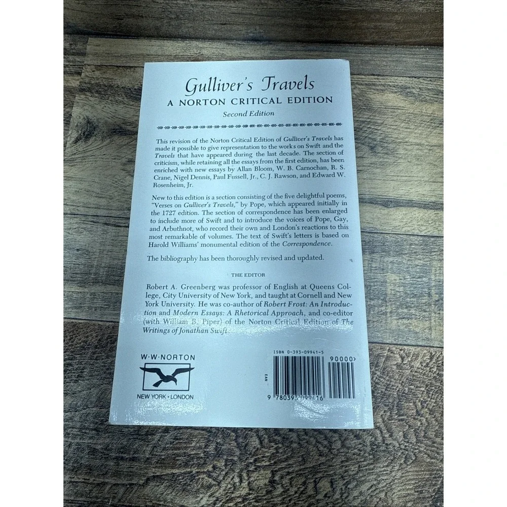Gulliver's travels Jonathan Swift second edition